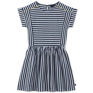 𝅺TOMMY Hilfiger Girls Flag Blue Striped Dress